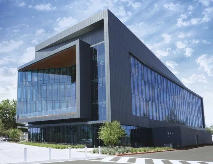 The MRL building on the Harbor-UCLA Medical Center campus, where the Clock Foundation office and wet lab are located